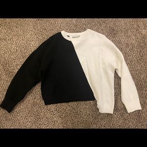 Alice + Olivia Split Sweater